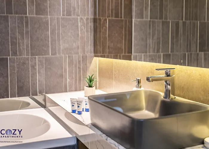 公寓 Cozy Qualis Apartments At Coresi Mall Brasov *